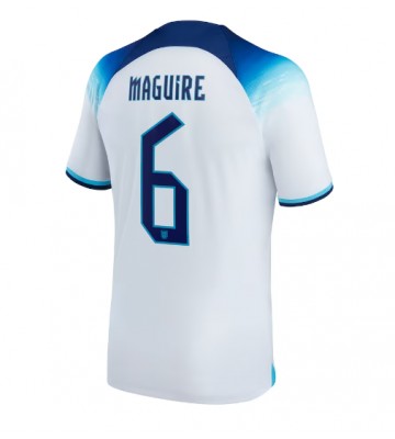England Harry Maguire #6 Replica Home Stadium Shirt World Cup 2022 Short Sleeve